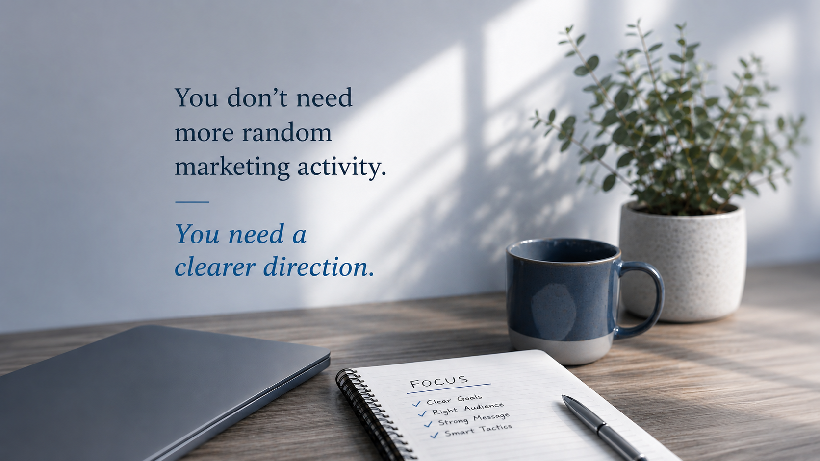 marketing activity desk image